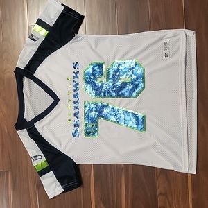 Victorias Secret Seahawks Jersey. Sequins In Number 76.  Super Cute!!! Size Med